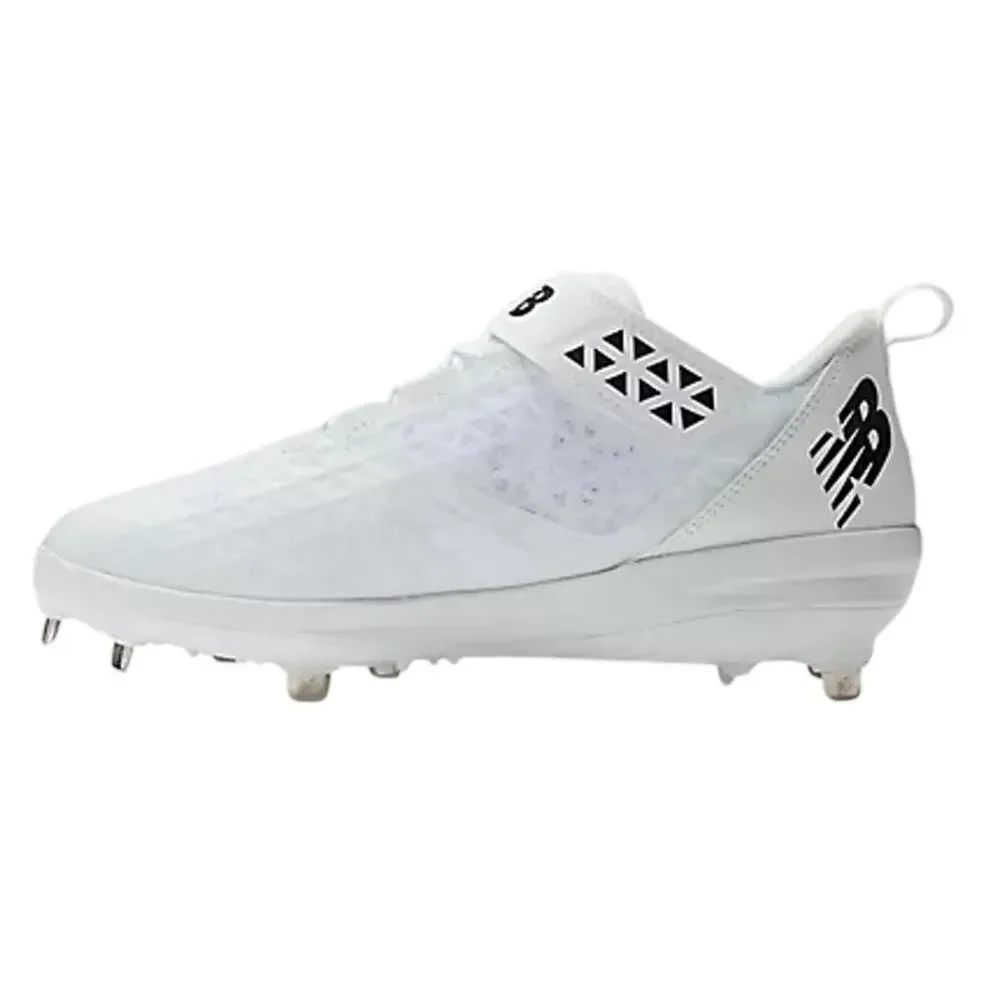 New Balance Unisex White Black FuelCell 4040 v8 Cleat Shoes Size M's 10.5/W's 12